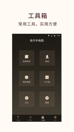 桔子手电筒软件下载-桔子手电筒app下载v7.7.0 安卓版 运行截图2