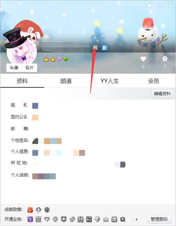 YY电脑端怎么查看靓号