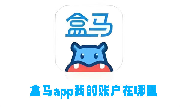 盒马app我的账户在哪里