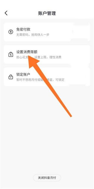 抖音支付限额怎么设置