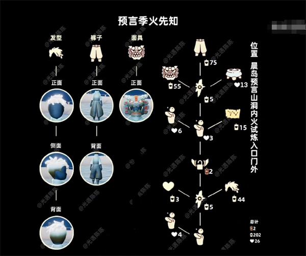 光遇武士裤兑换图